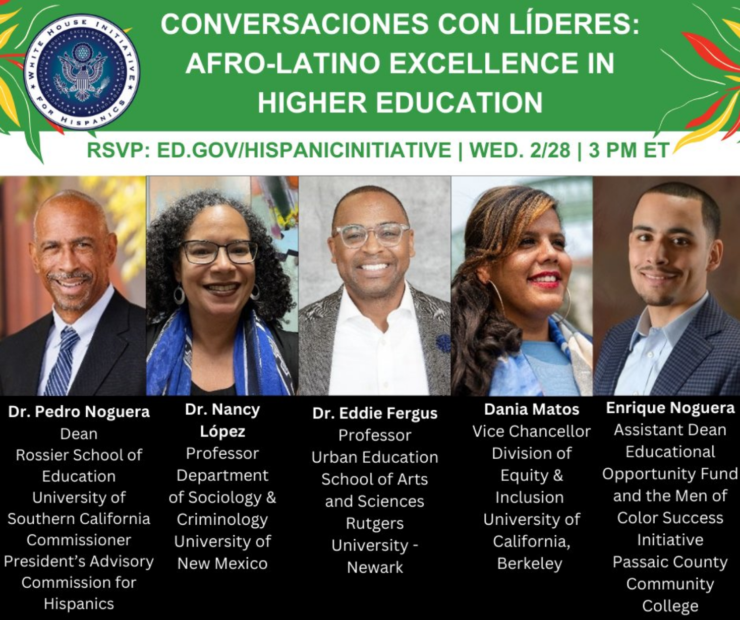 Conversaciones con Líderes:  Afro-Latino Excellence in Higher Education   [article image]