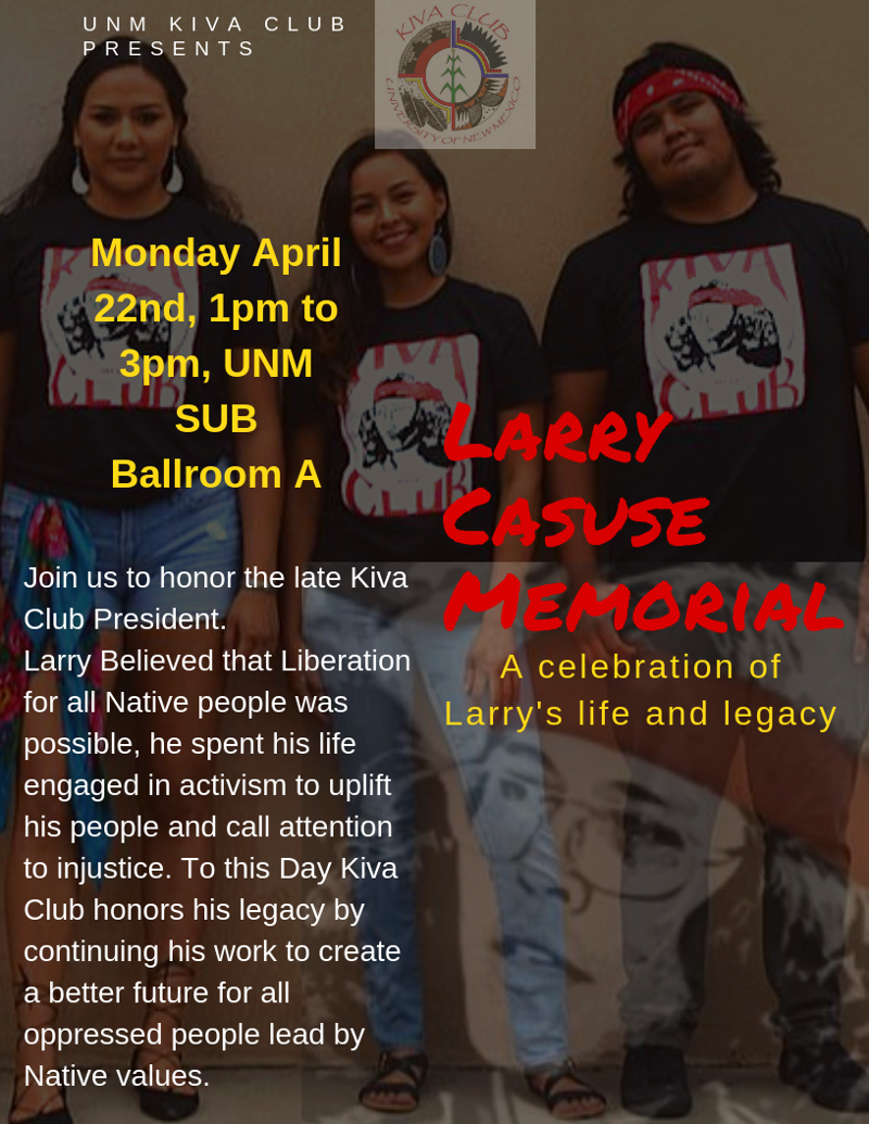 (UNM/LOCAL) Larry Casuse Memorial, A celebration [article image]