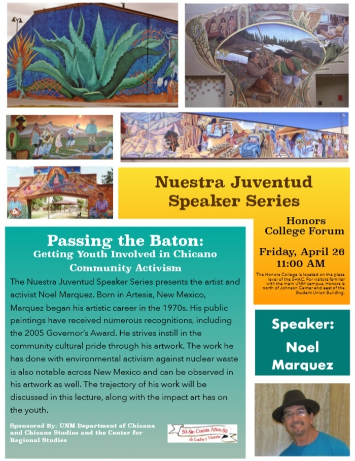(UNM) Nuestra Juventud Speaker series: Passing the Baton: Getting Youth Involved in Chicano Community Activism [article image]