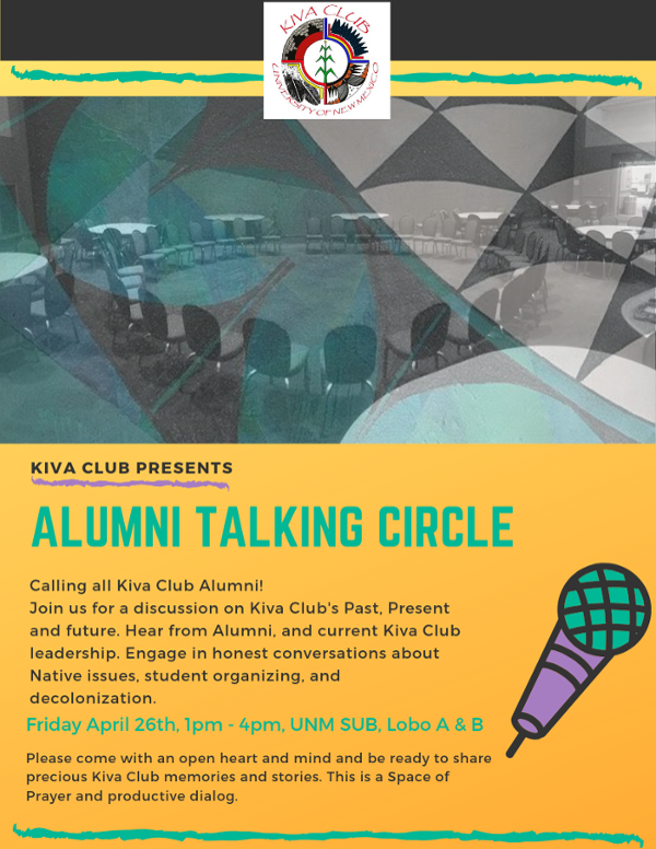 (UNM) Kiva Club Presents: Alumni Talking Circle [article image]